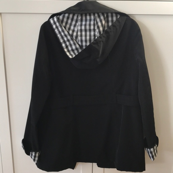 ESPRIT Checkered Rain Coat - Picture 2 of 7